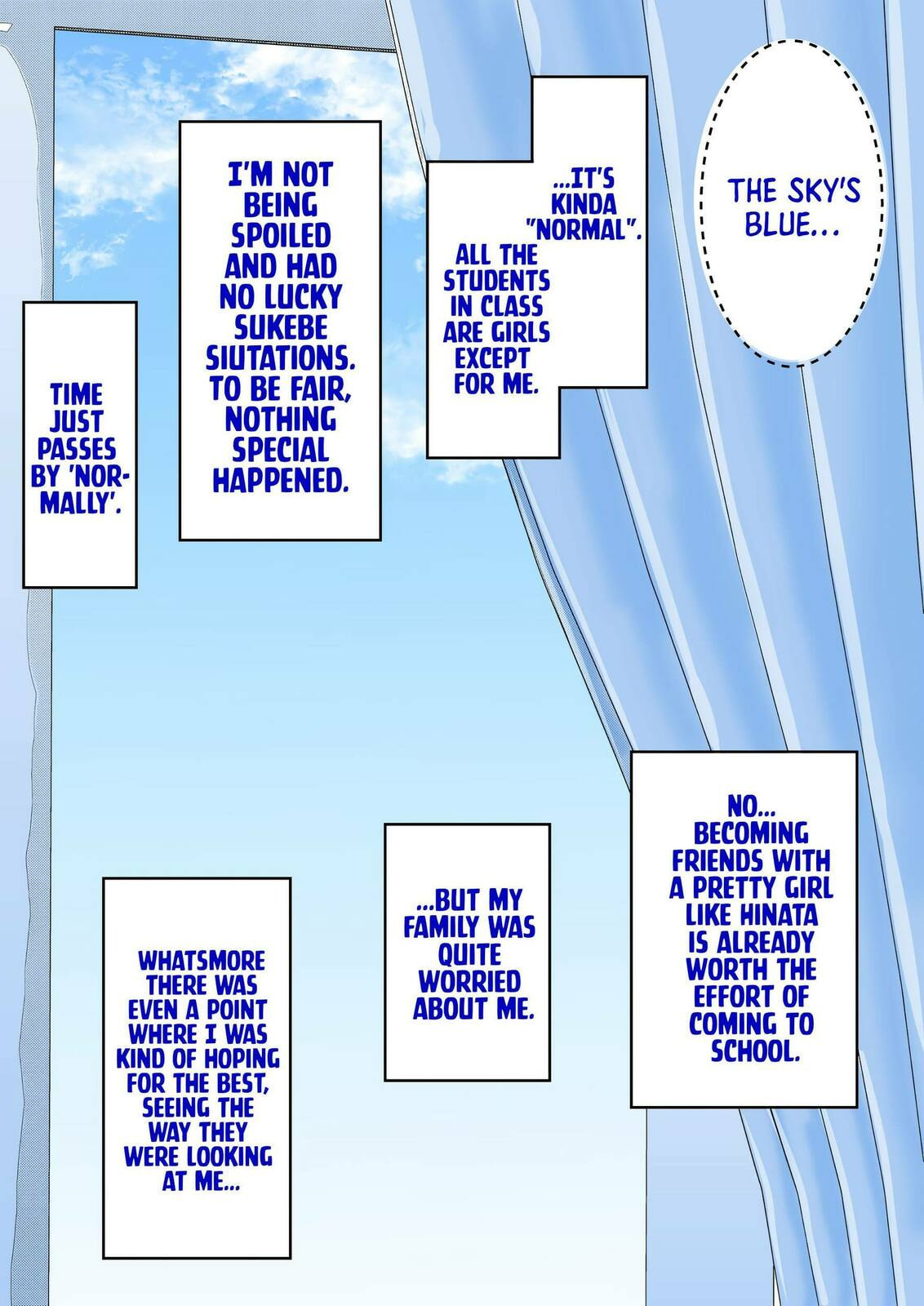 "The Sky is Blue" page 0